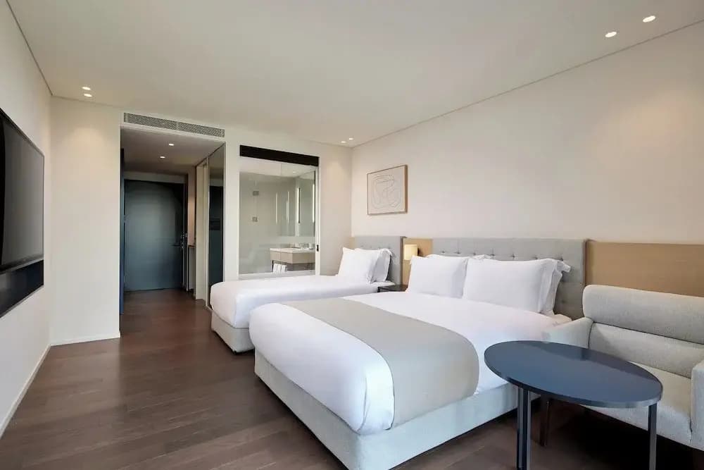 Standard Double Family room with city view twin beds