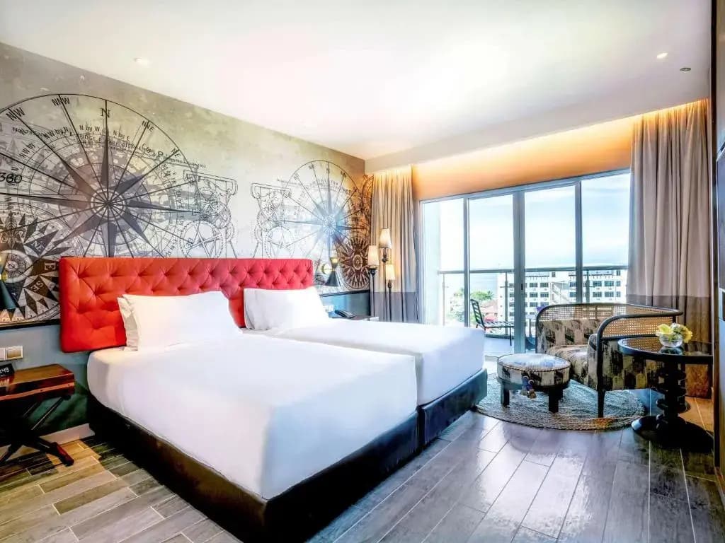 Superior Double room with ocean view twin beds
