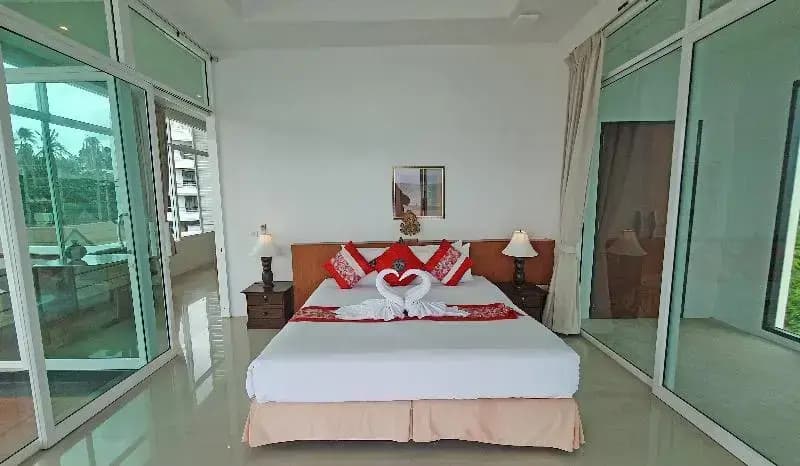 Standard Double room with balcony and with sea view full double bed