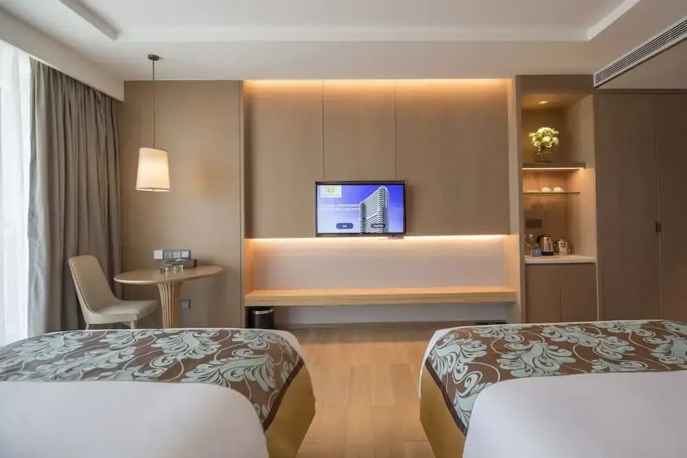 Standard Double room with balcony and with city view twin beds