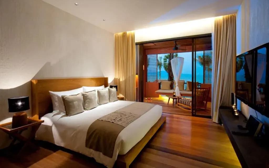 Double room with sea view full double bed
