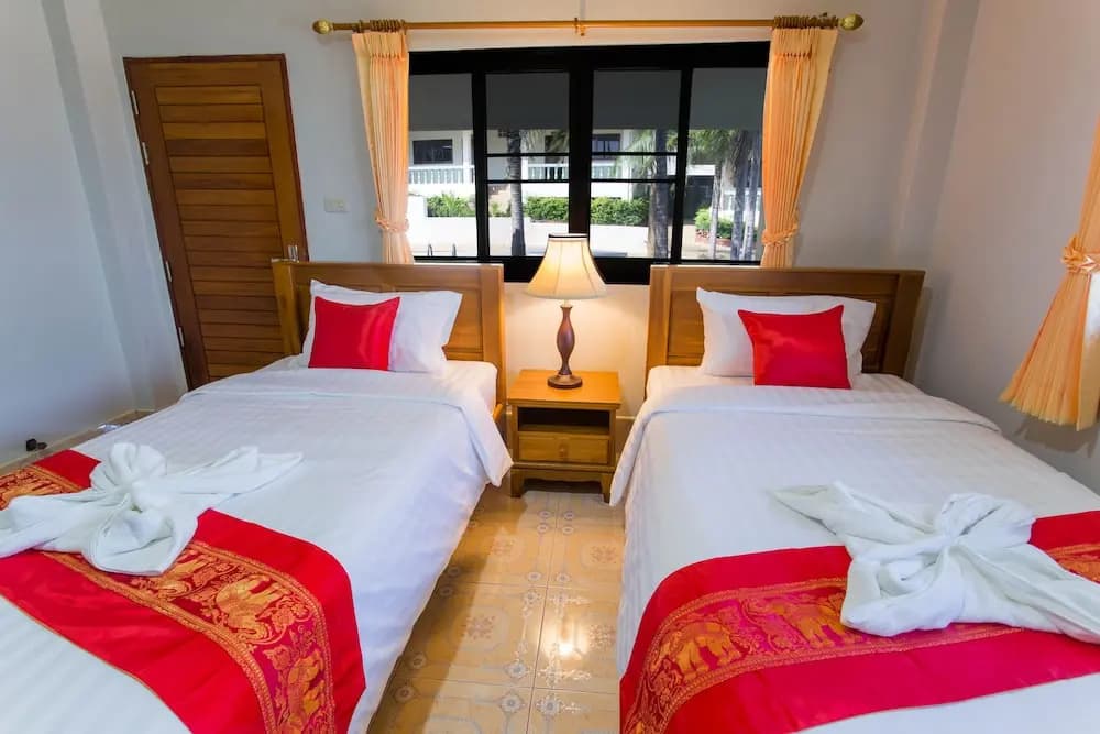 Standard Double room with balcony and with pool view twin beds