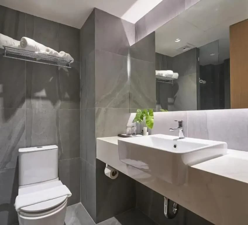 Superior room with balcony and with garden view