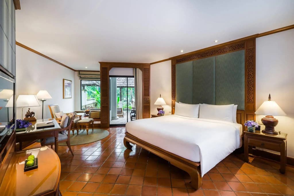 Terrace Double room with garden view full double bed