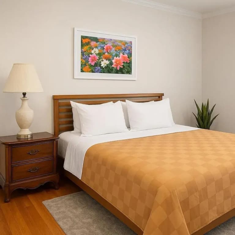 1 Bedroom Double Apartment full double bed