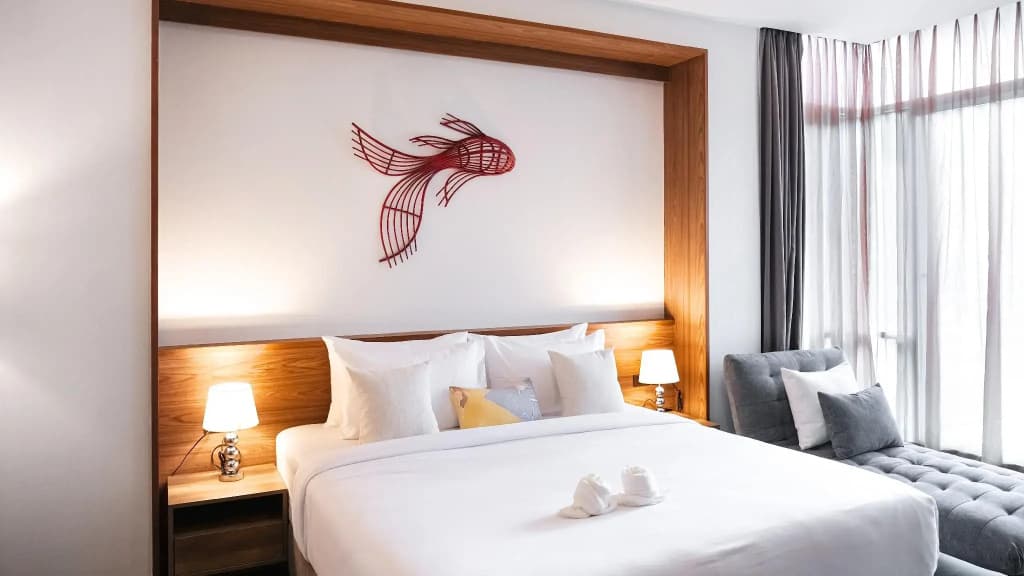 Superior Double room with balcony full double bed