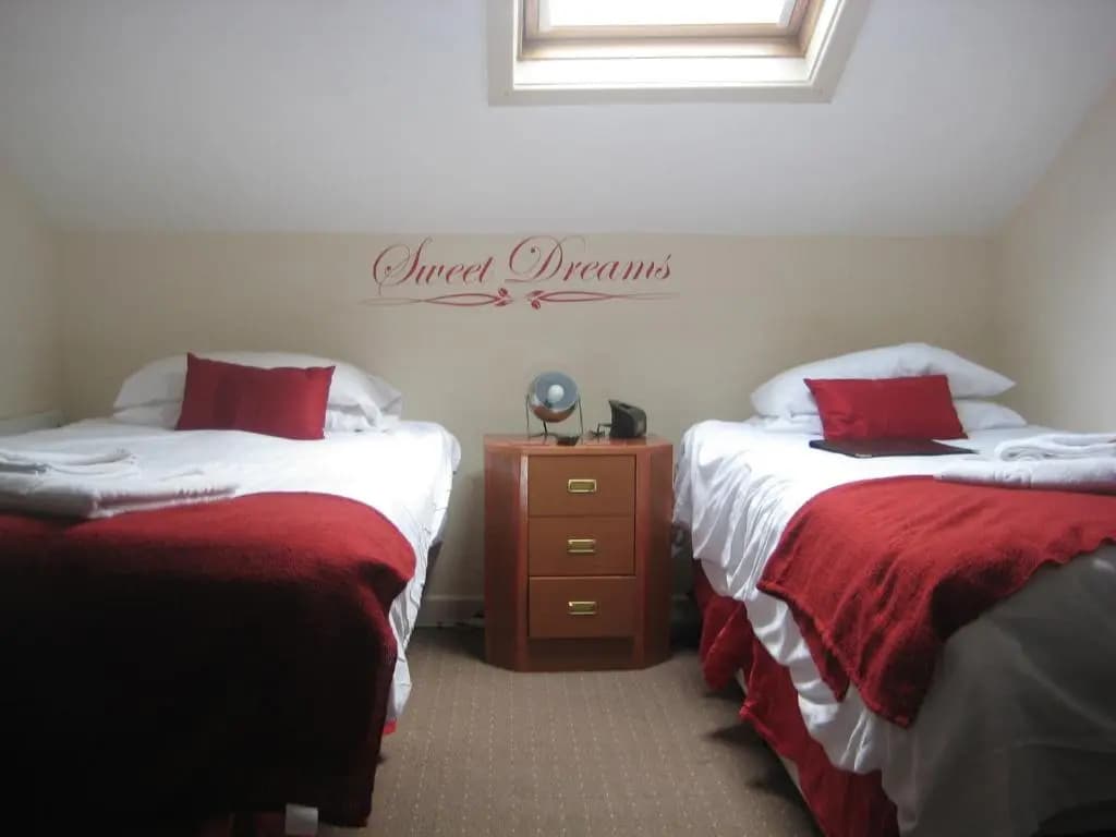 Standard Double Attic room twin beds