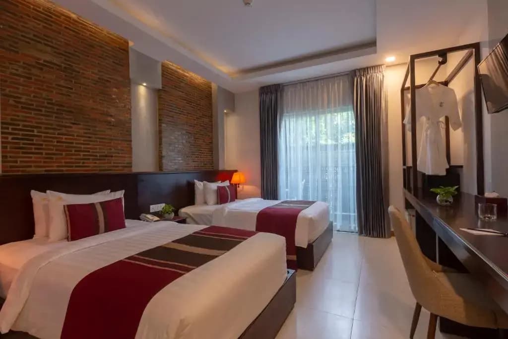 Deluxe Double room twin beds