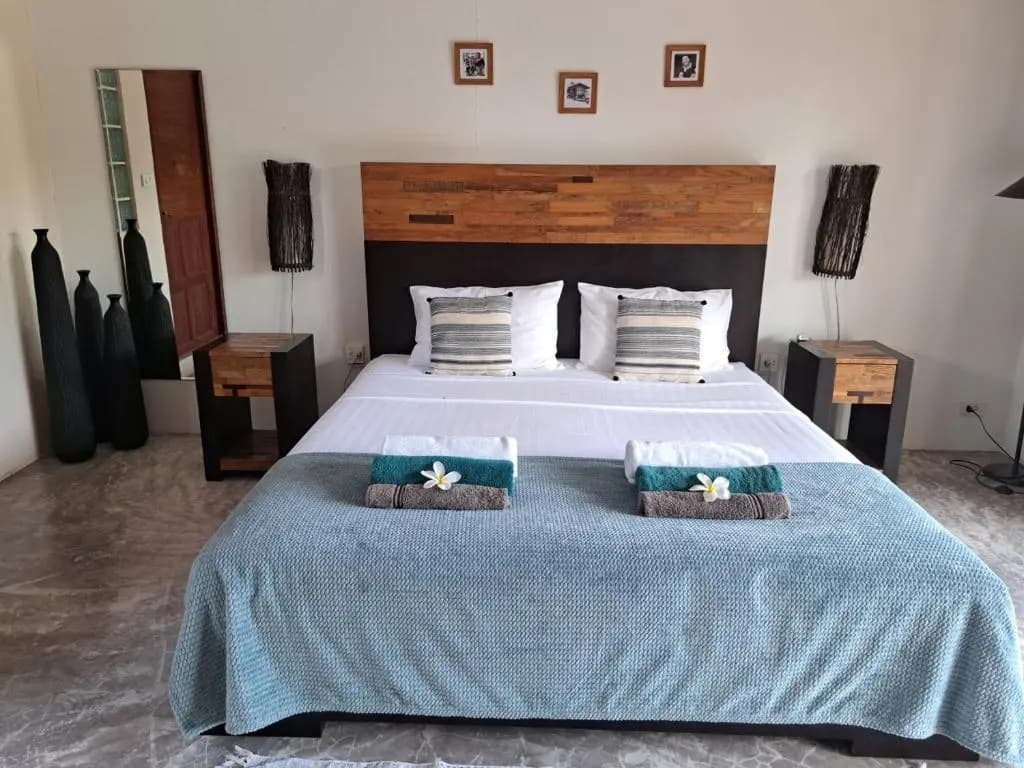 Standard Double room with pool view full double bed