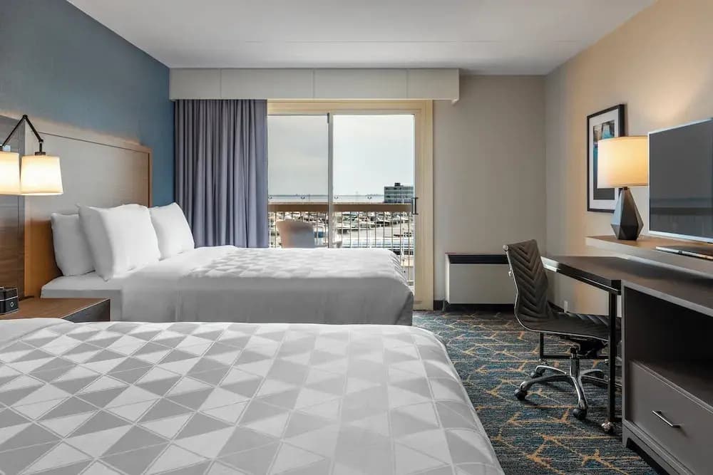 Standard Quadruple room with balcony and with view