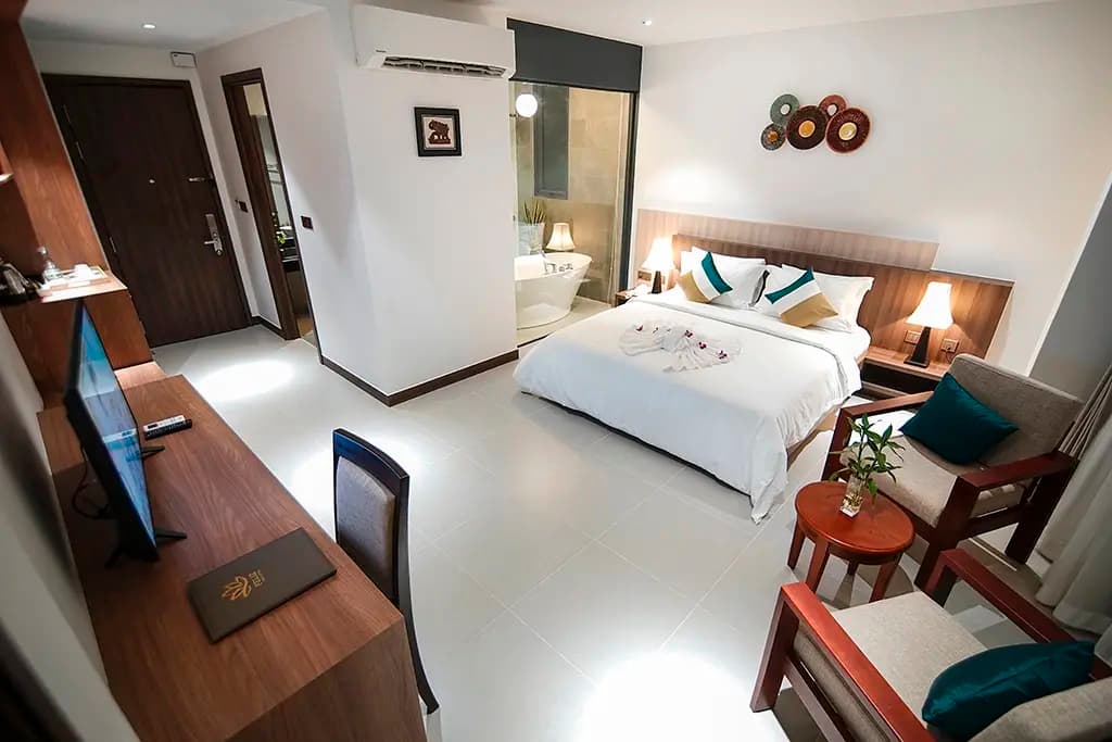 Deluxe Double room full double bed