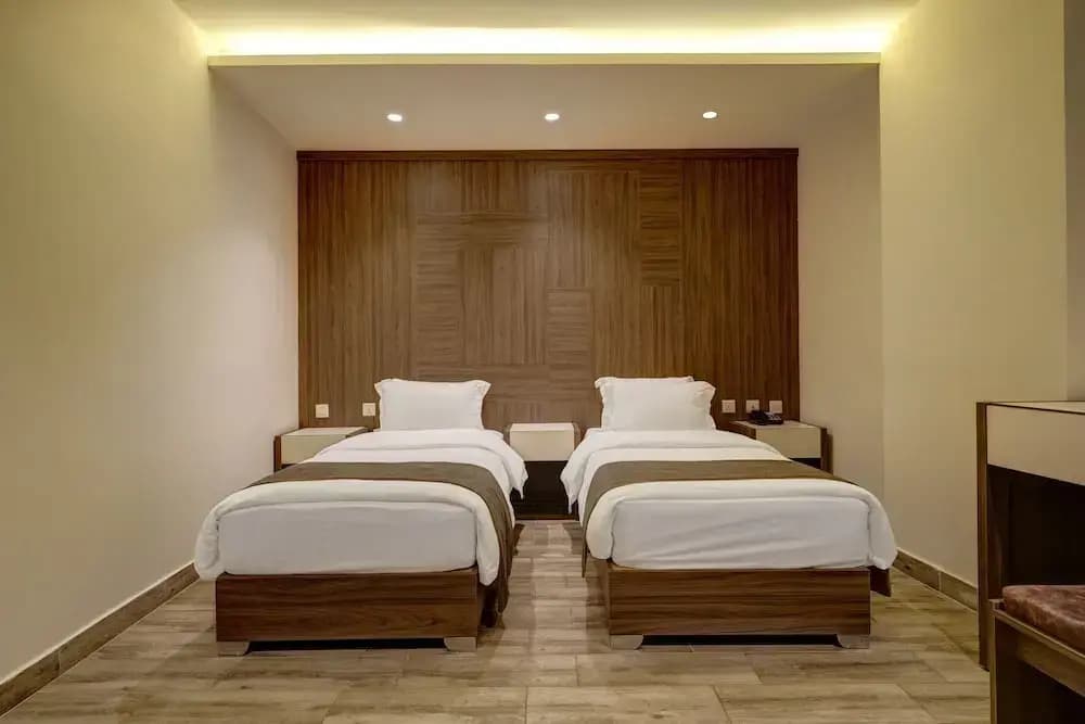 1 Bedroom Standard Double room twin beds