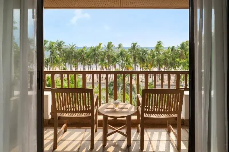 Standard Double room with balcony and with ocean view full double bed