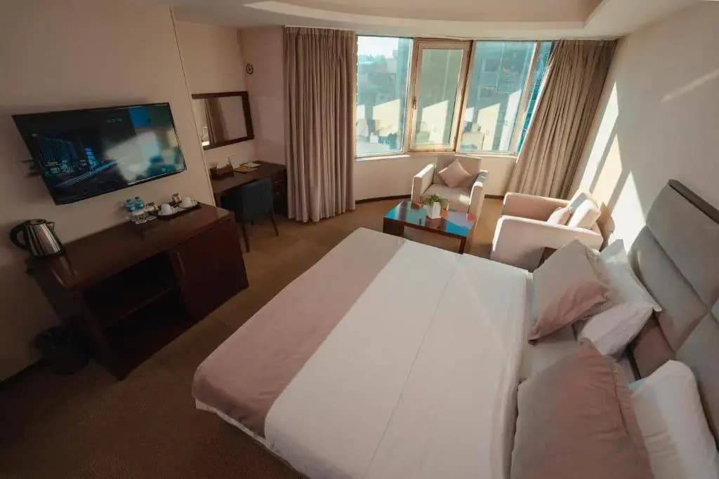 Standard Double room with city view full double bed