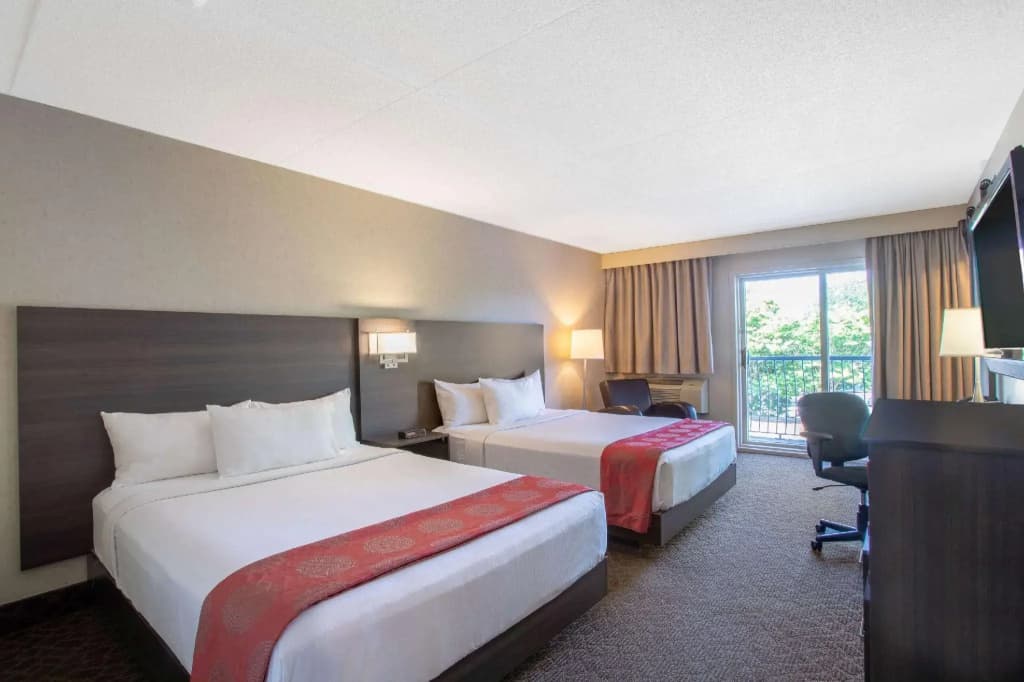 Executive Quadruple room with pool view