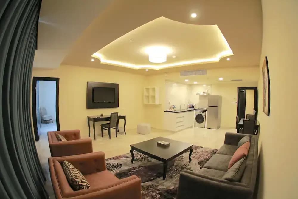 Double Apartment with city view full double bed