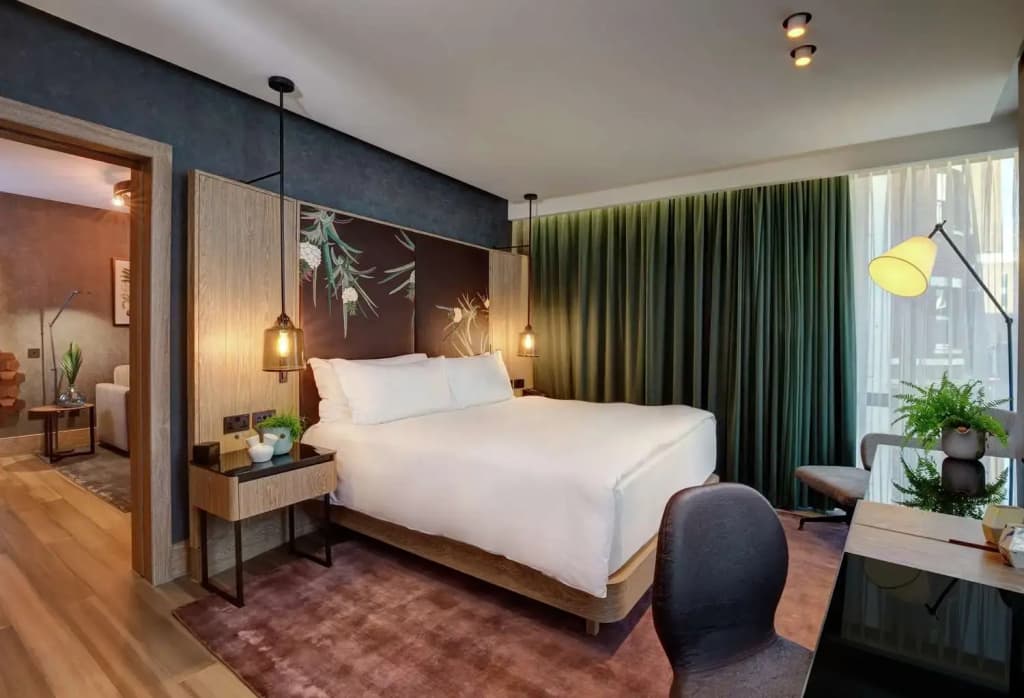 Vegan Materials and Experience Double room full double bed