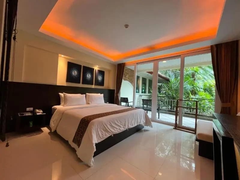 Superior Double room with garden view full double bed