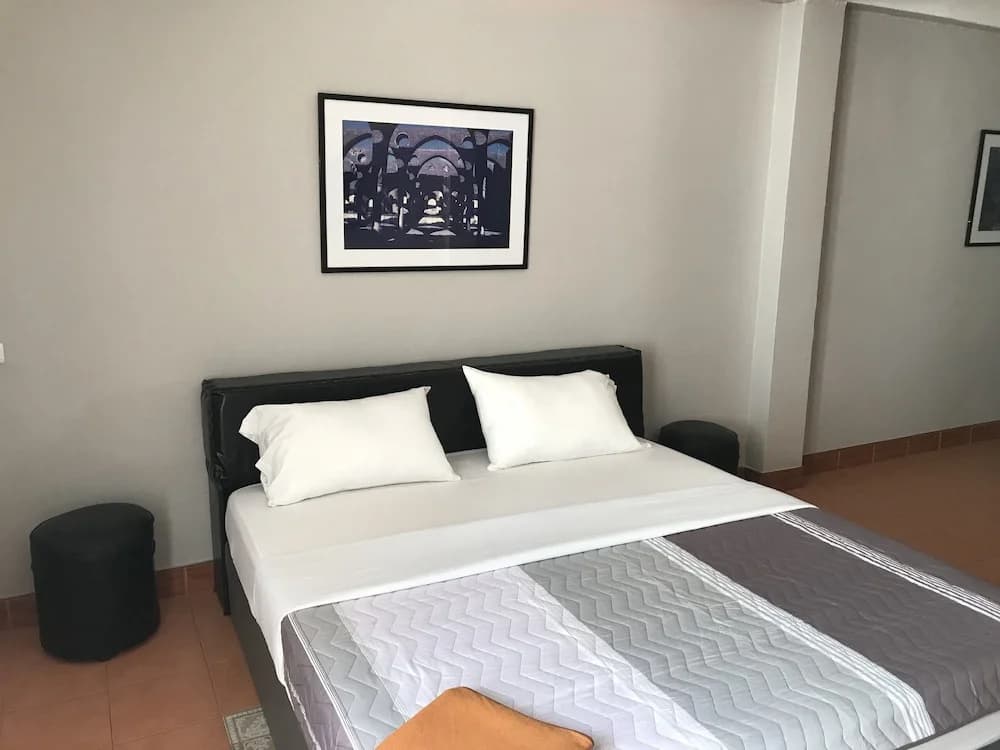 Standard Double Family room with balcony and with partial sea view full double bed