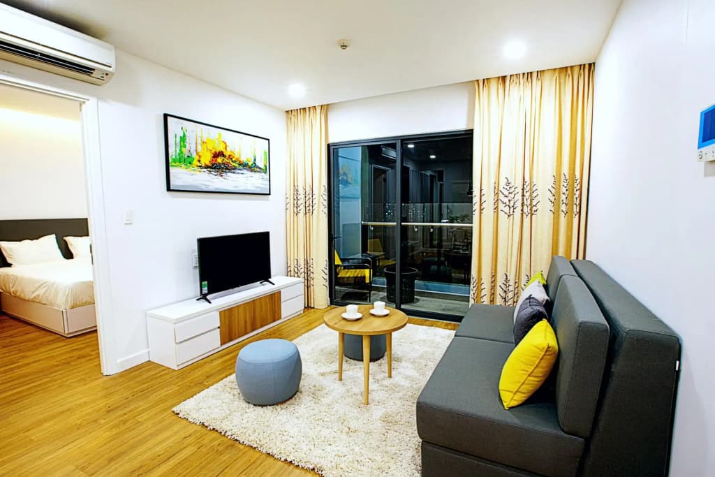 1 Bedroom Luxury Double Apartment full double bed