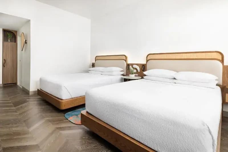 Standard Double room with pool view twin beds