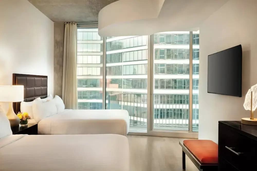 2 Bedrooms Suite with balcony and with view