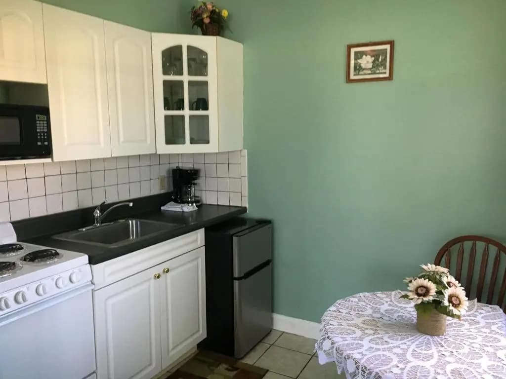 1 Bedroom Double Suite with ocean view full double bed
