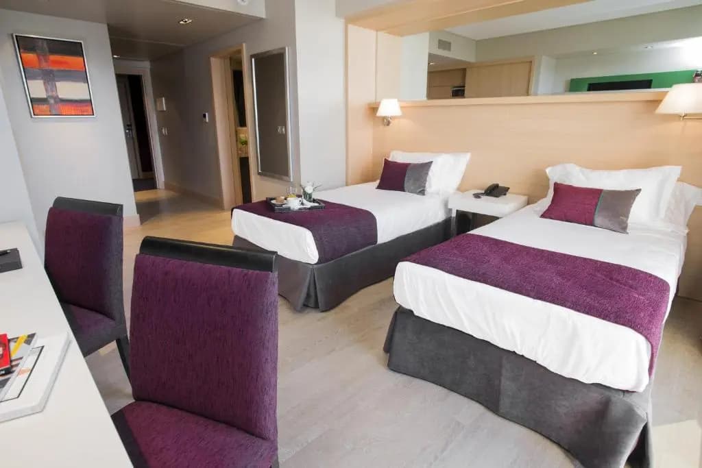 Superior Double room with balcony twin beds