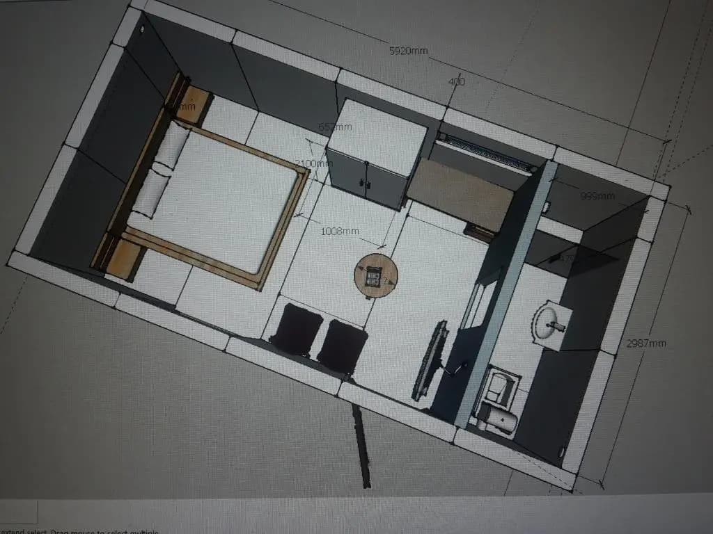Standard Double room full double bed