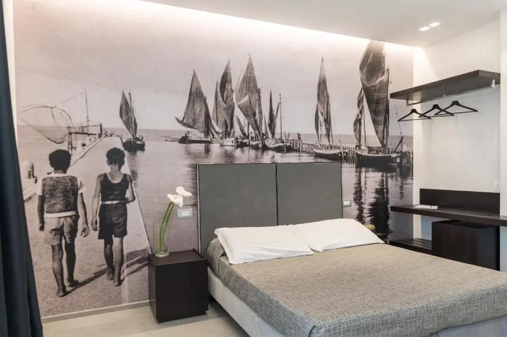 Deluxe Double room with sea view full double bed