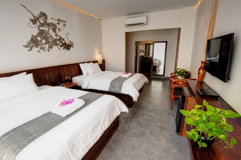 Deluxe Double room with balcony twin beds