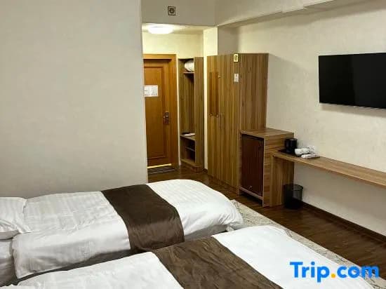 Standard Double room with street view twin beds