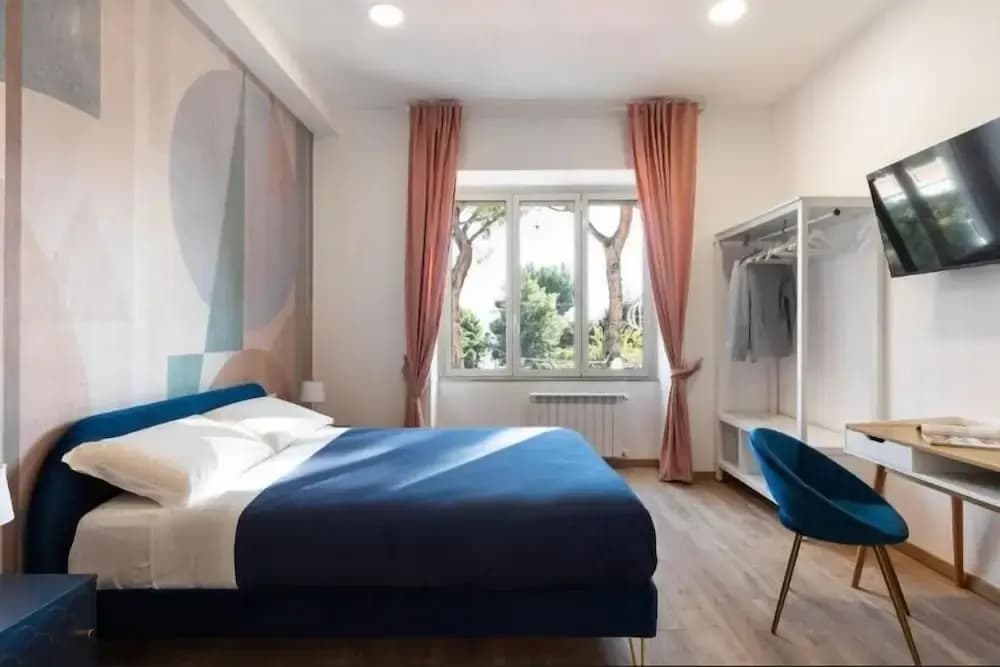 Standard Double room with balcony and with city view full double bed