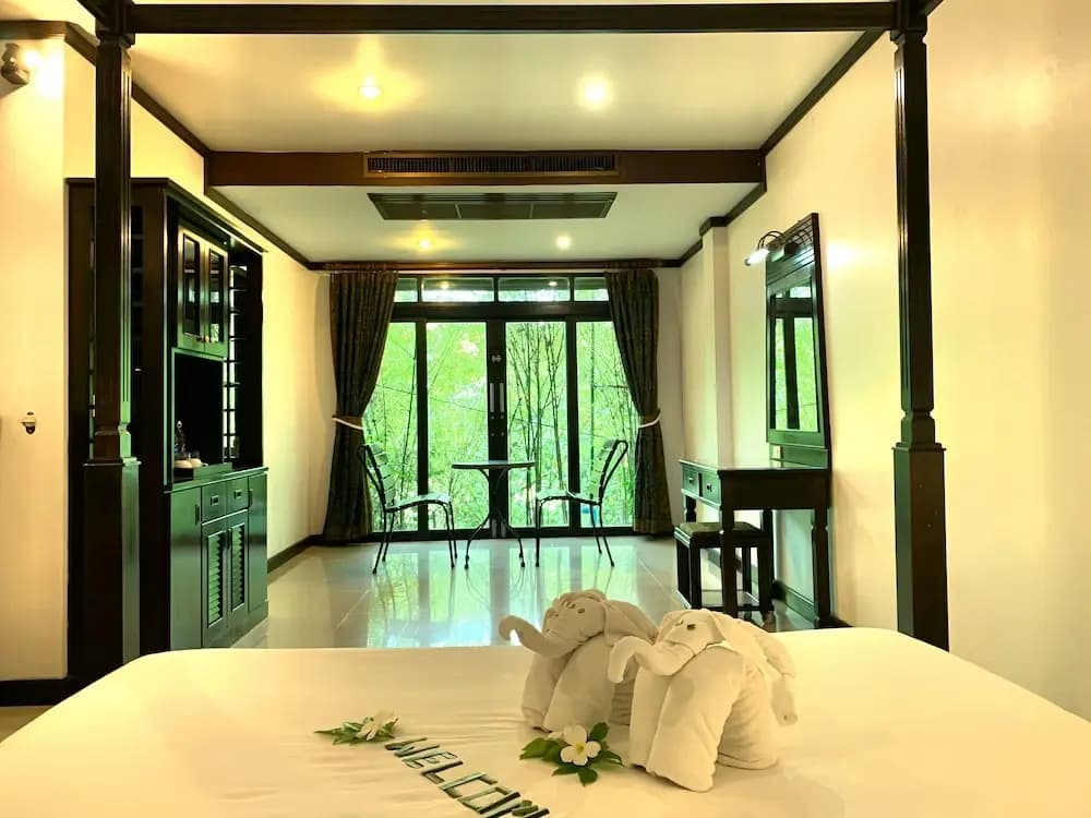 Standard Double room with garden view full double bed