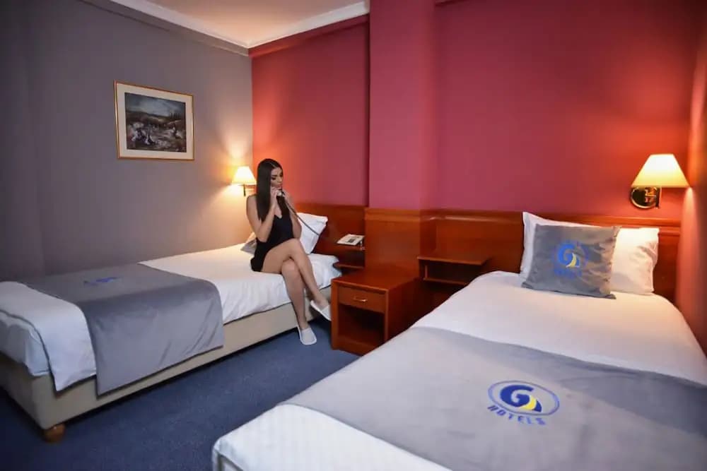 1 Bedroom Standard Double room twin beds