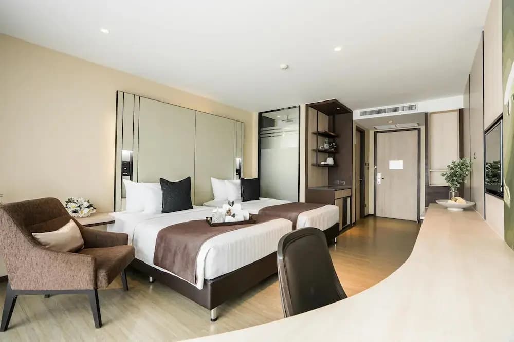 Superior Double room with balcony twin beds