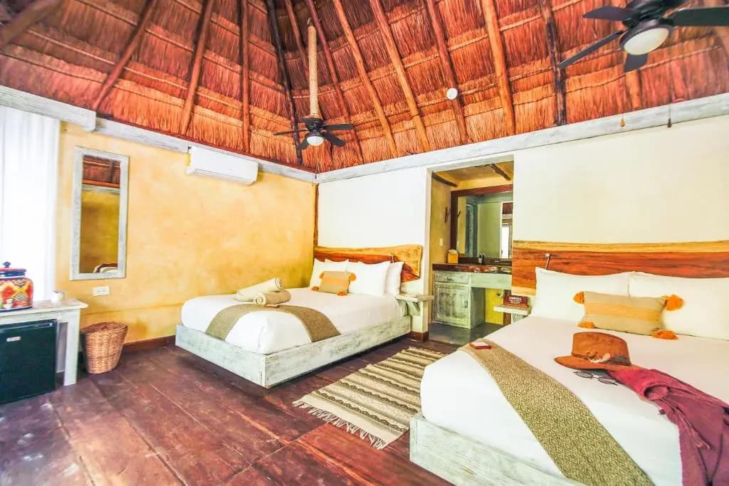 Double room with garden view twin beds
