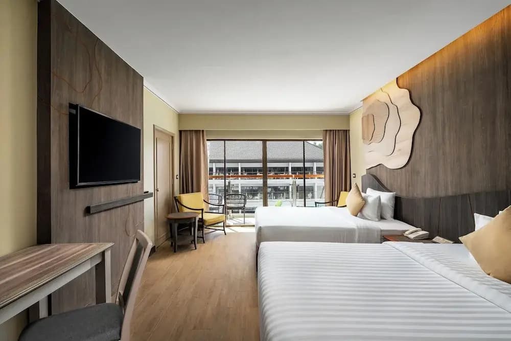 2 Bedrooms Deluxe room with balcony