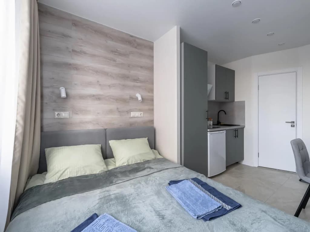 1 Bedroom Double Apartment full double bed
