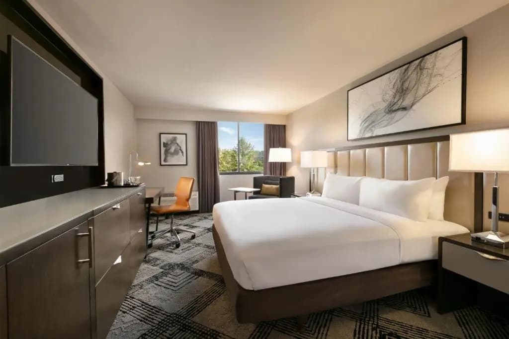 Room with balcony