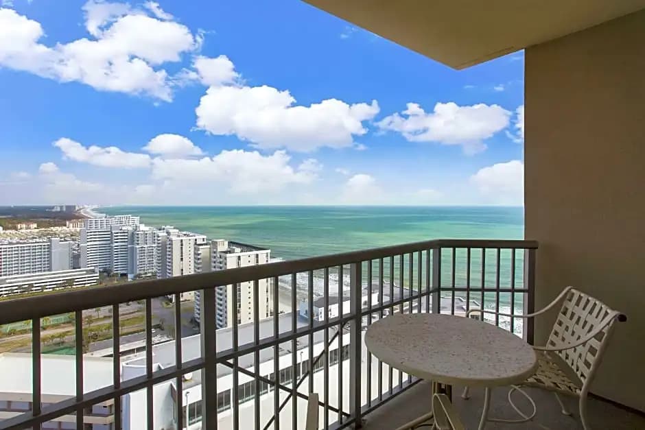 Standard Double room with balcony and with ocean view full double bed