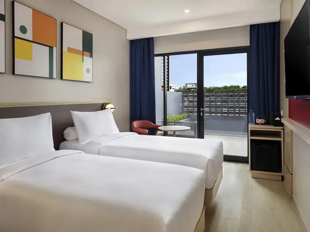 Standard Double room with balcony twin beds