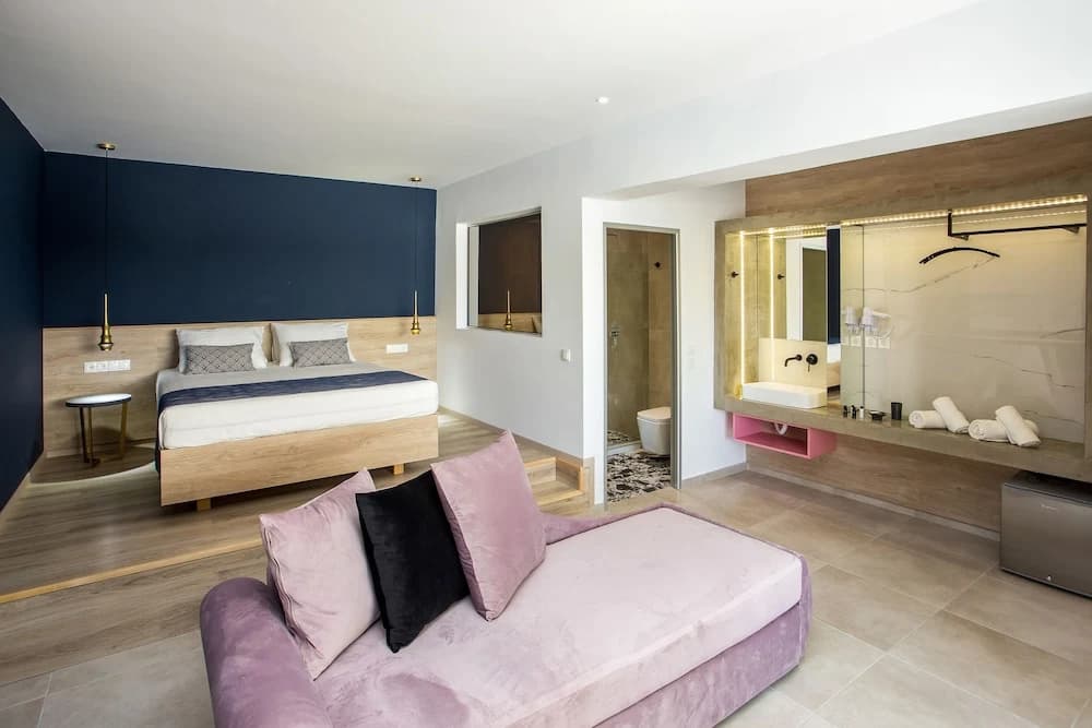 Standard Family room with balcony and with garden view