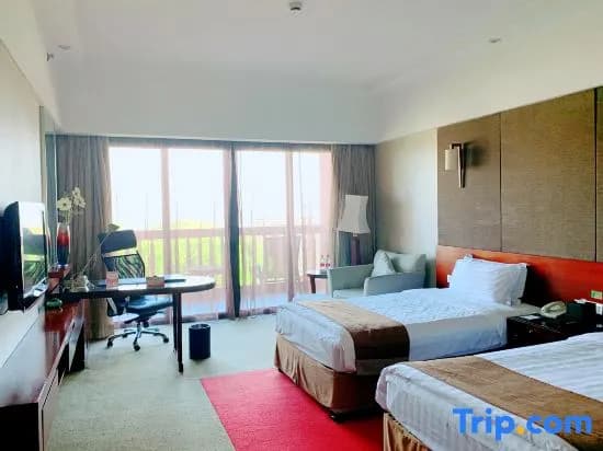 Deluxe Double room with ocean view twin beds
