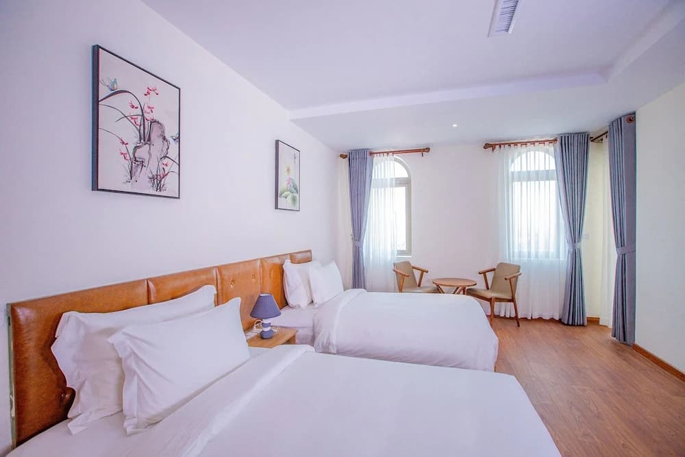 Standard Double room with balcony and with garden view twin beds