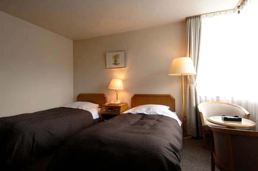 Double room twin beds