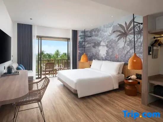 Deluxe Double room with ocean view full double bed