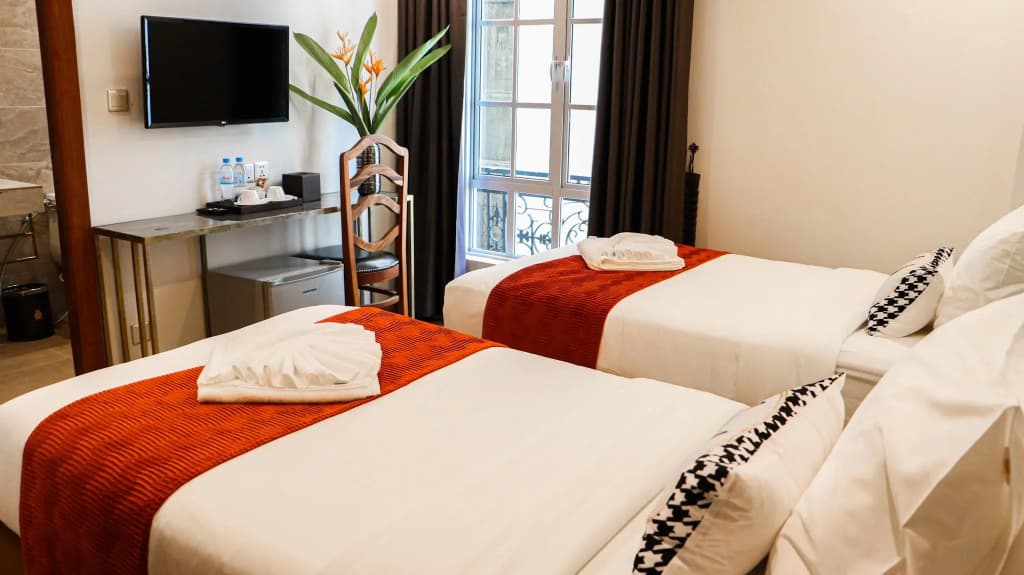 Deluxe Double room twin beds