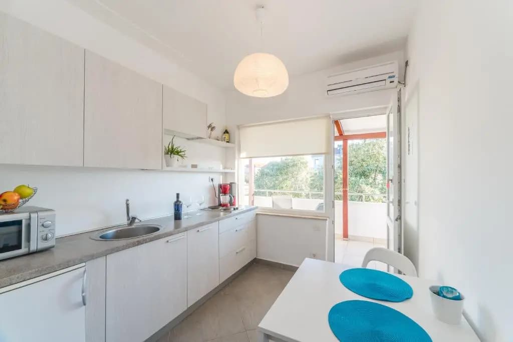 Studio with balcony