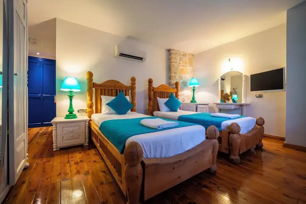 Standard Double room with pool view full double bed